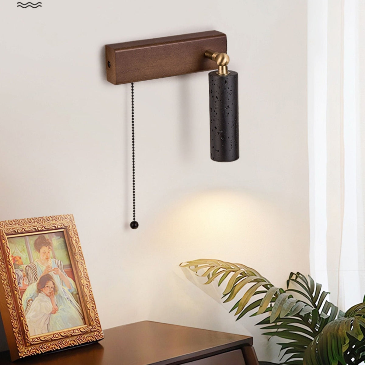 Riveiella aplique de pared giratorio con foco Spotlight