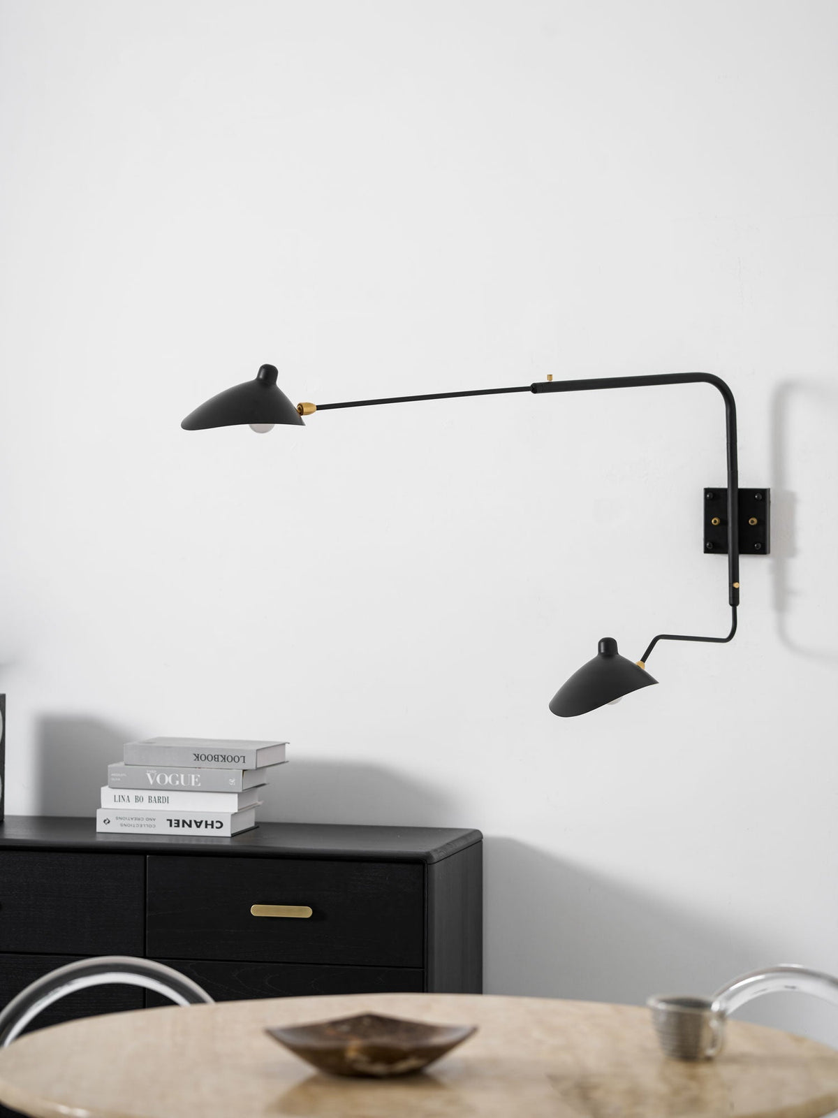 Lustra Aplique de pared Líneas Delicadas Elegante