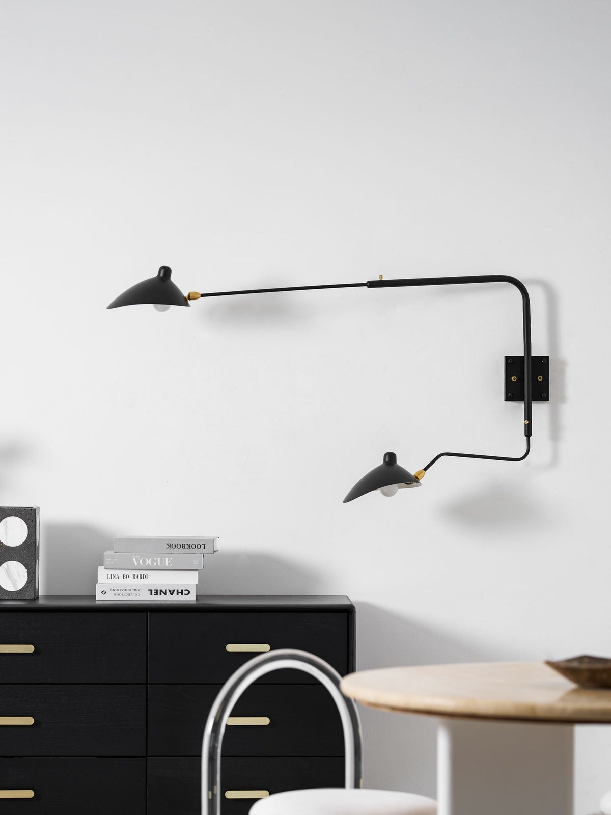Lustra Aplique de pared Líneas Delicadas Elegante