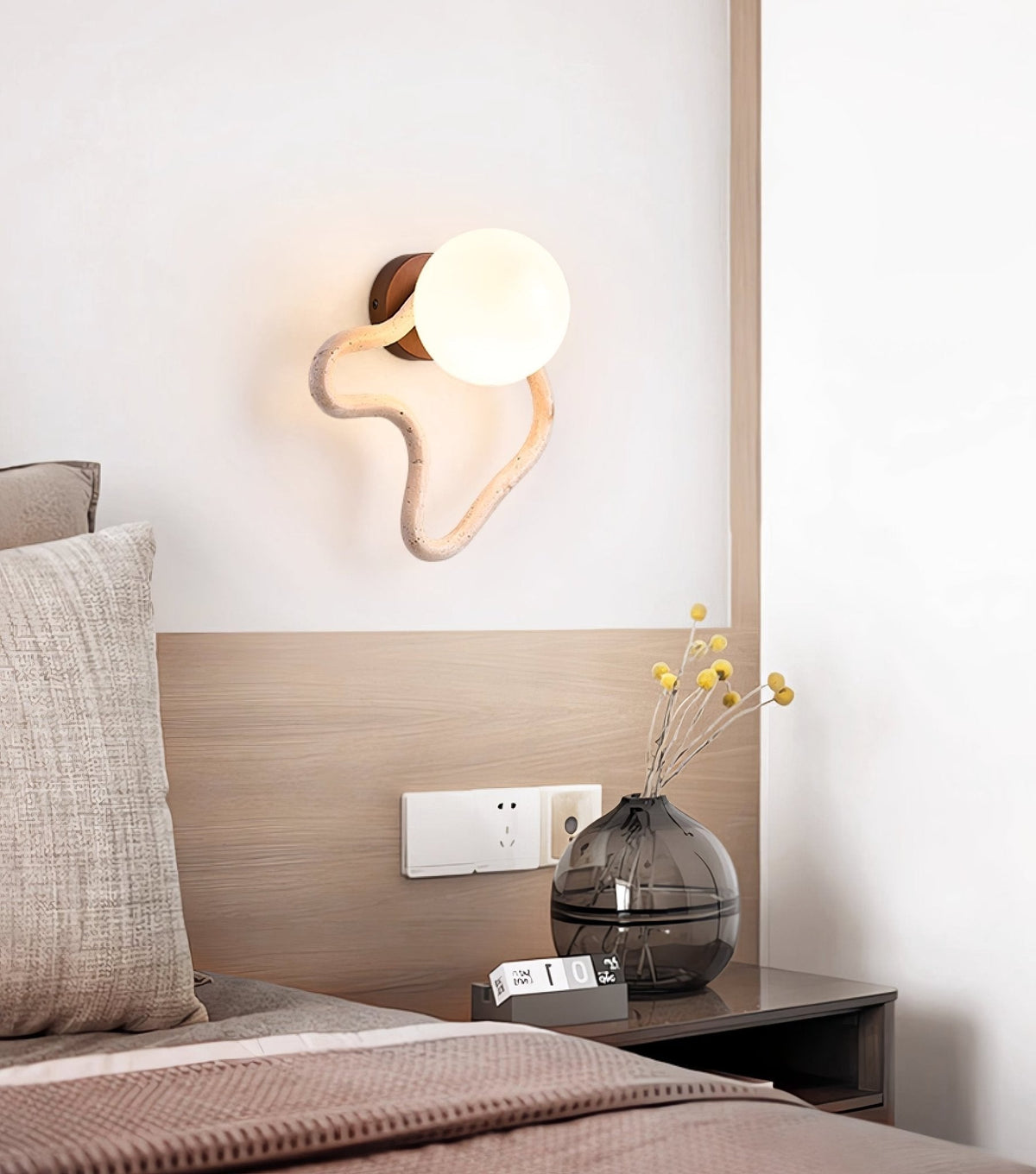 Cindor aplique de pared travertino