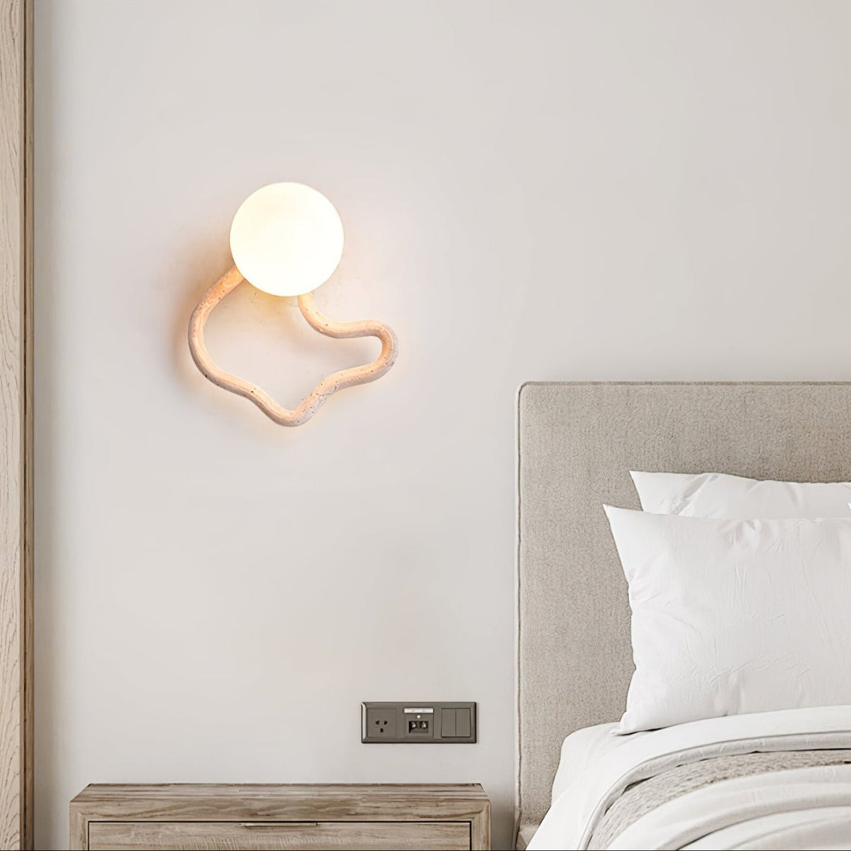 Cindor aplique de pared travertino