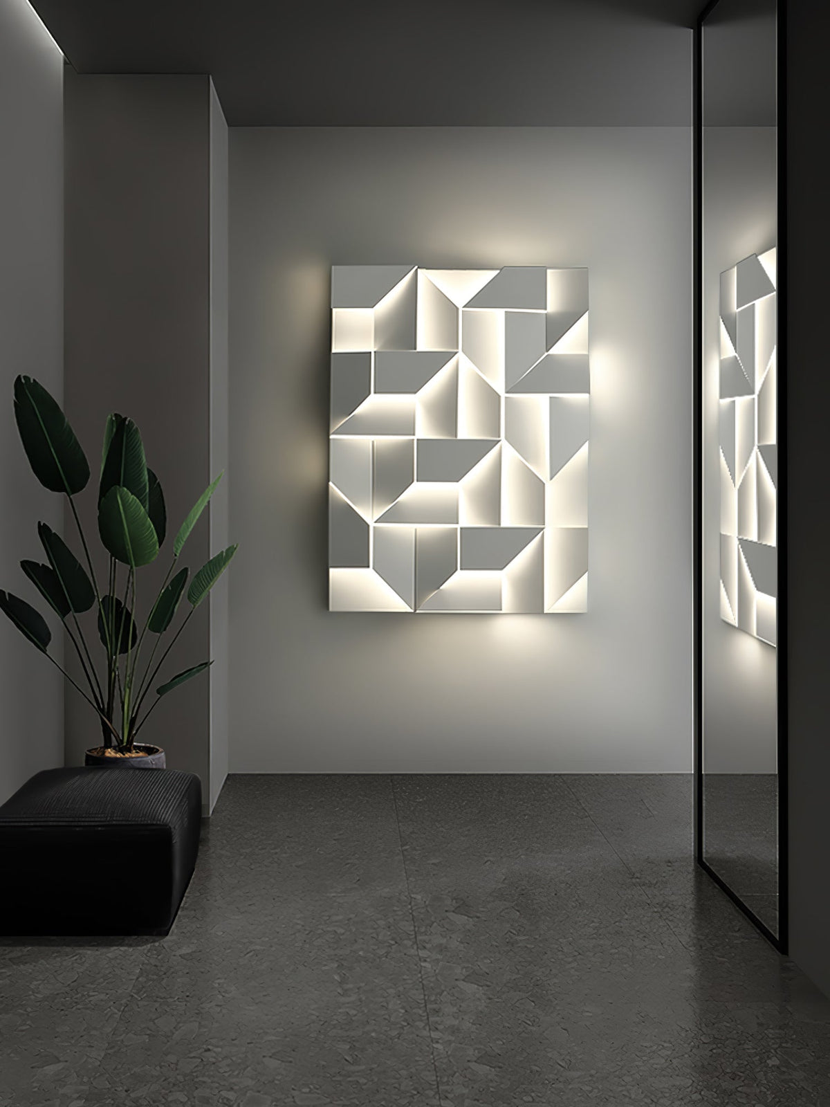 Deloza aplique de pared Shadows recargable