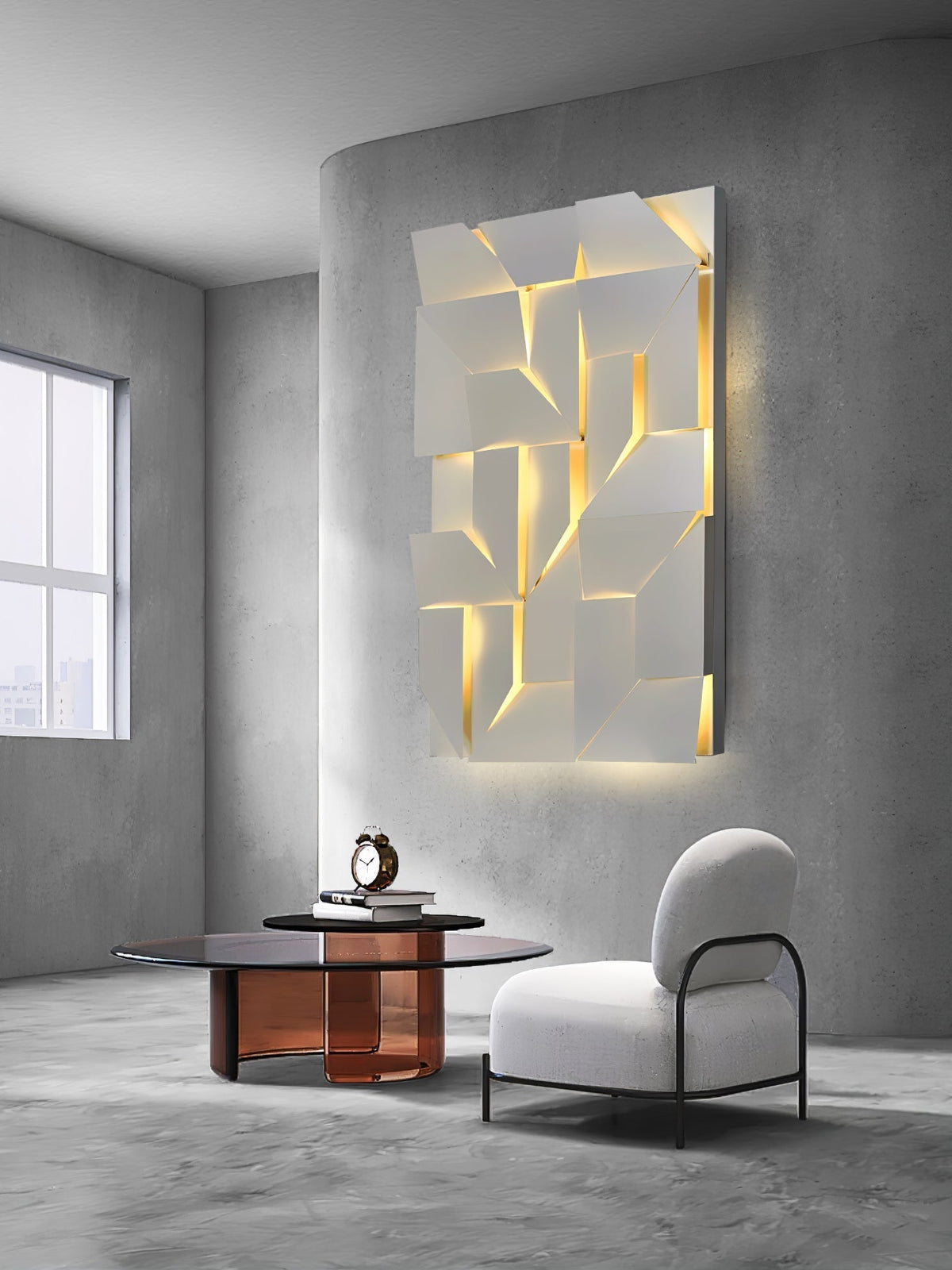 Deloza aplique de pared Shadows recargable