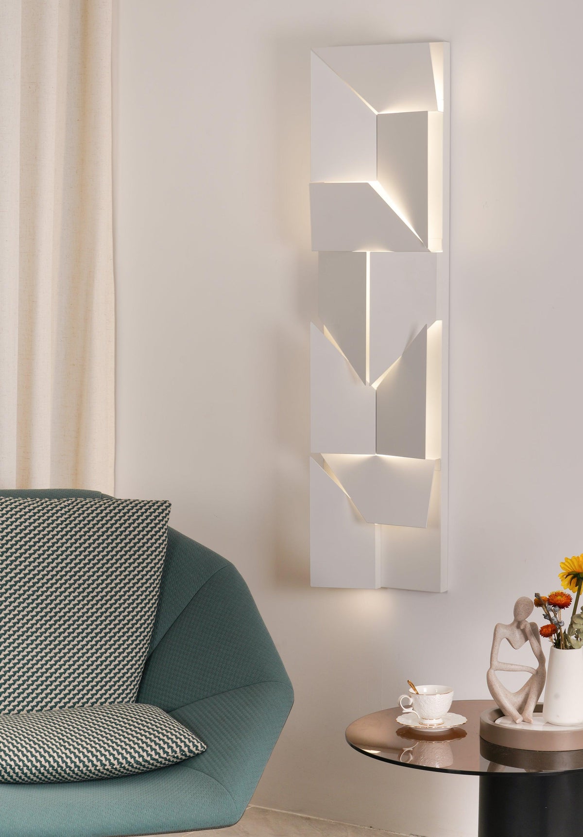 Deloza aplique de pared Shadows recargable