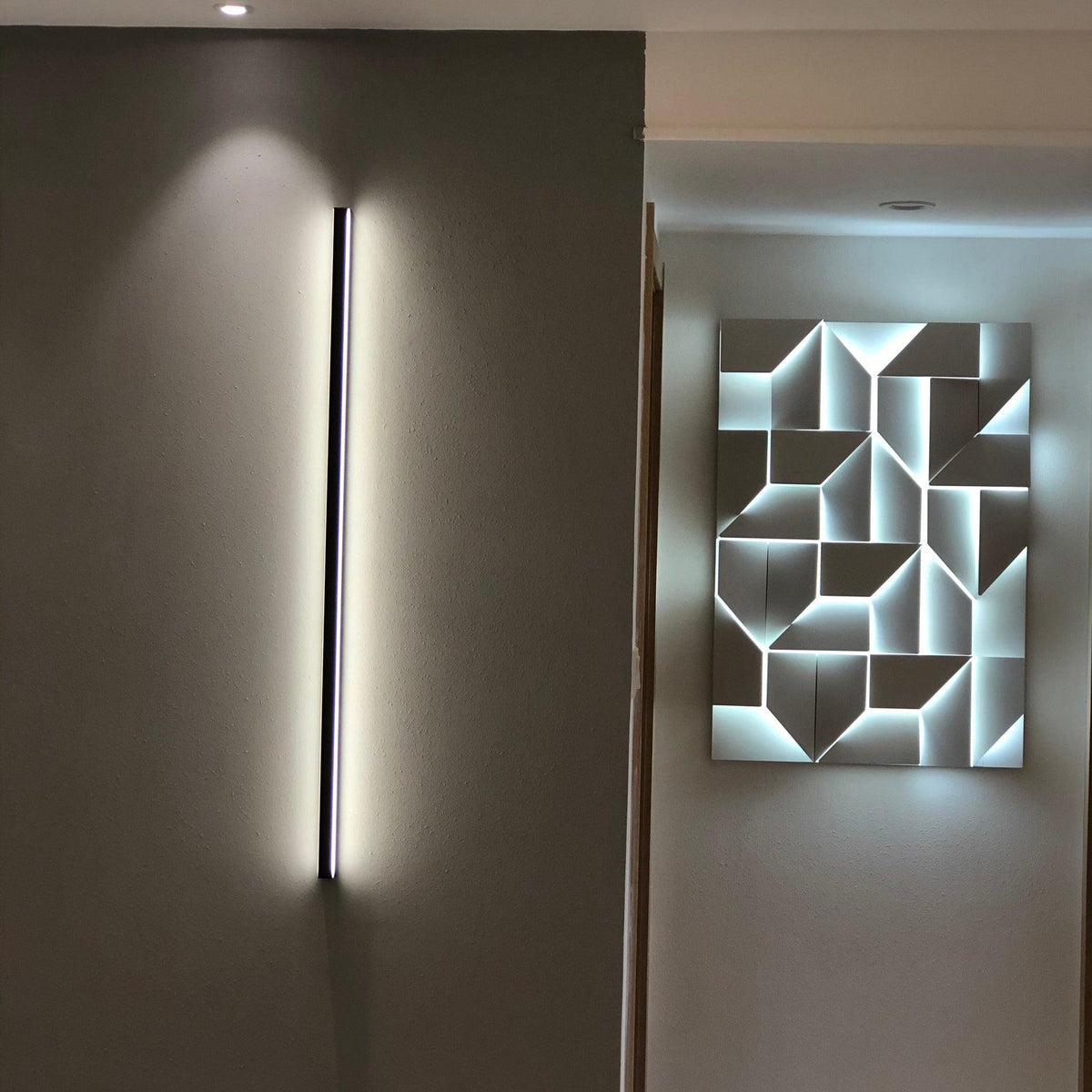 Deloza aplique de pared Shadows recargable
