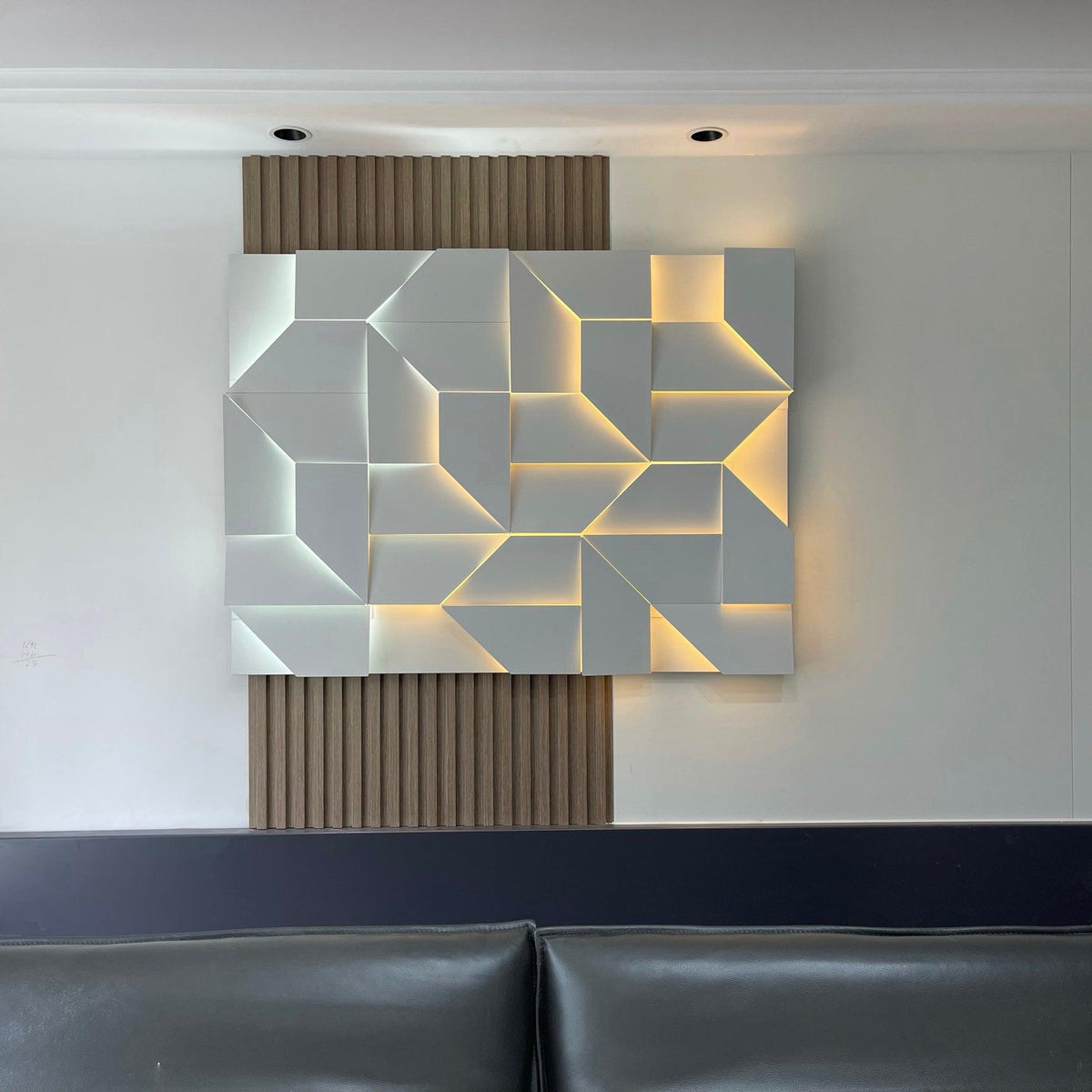 Deloza aplique de pared Shadows recargable