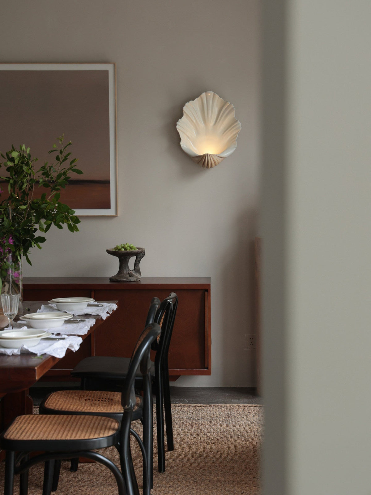 Aplique de pared Shell