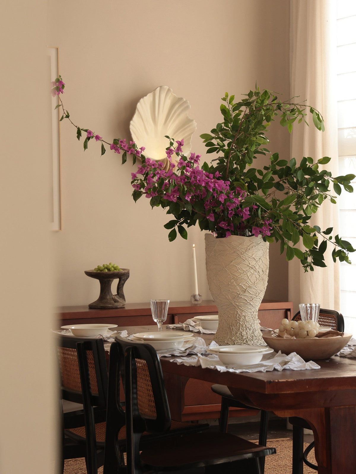Aplique de pared Shell