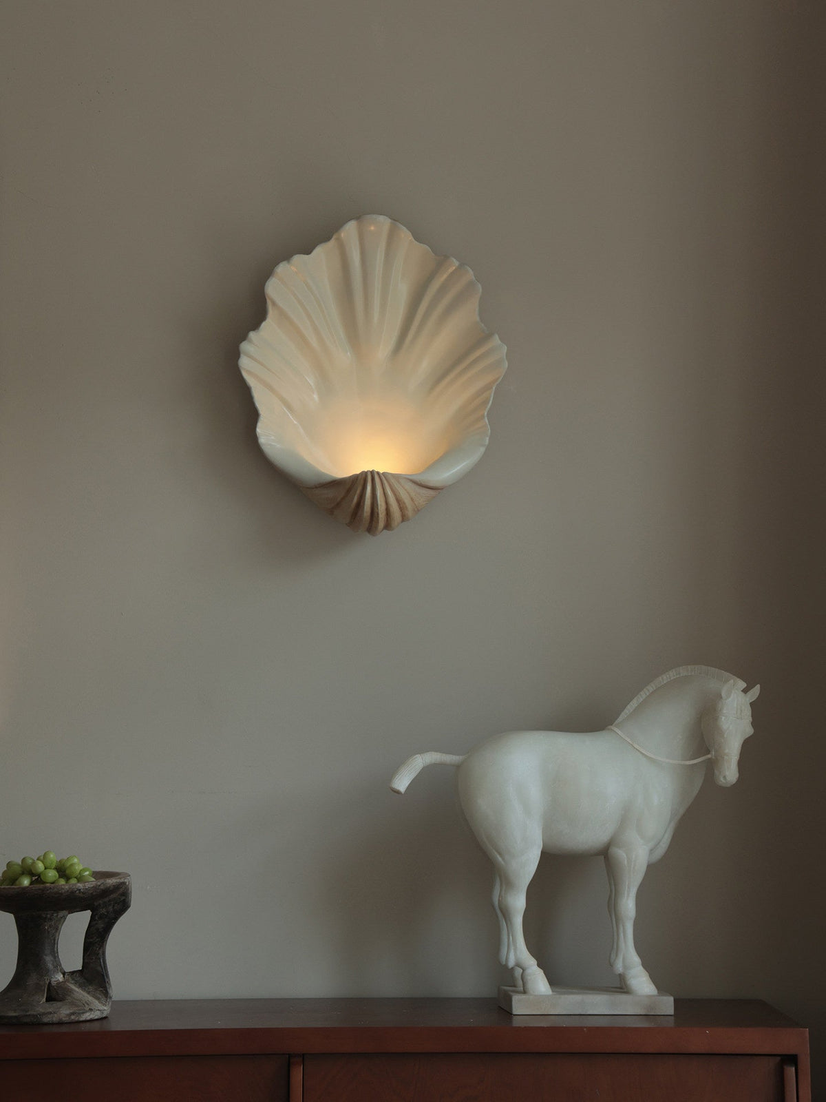 Aplique de pared Shell