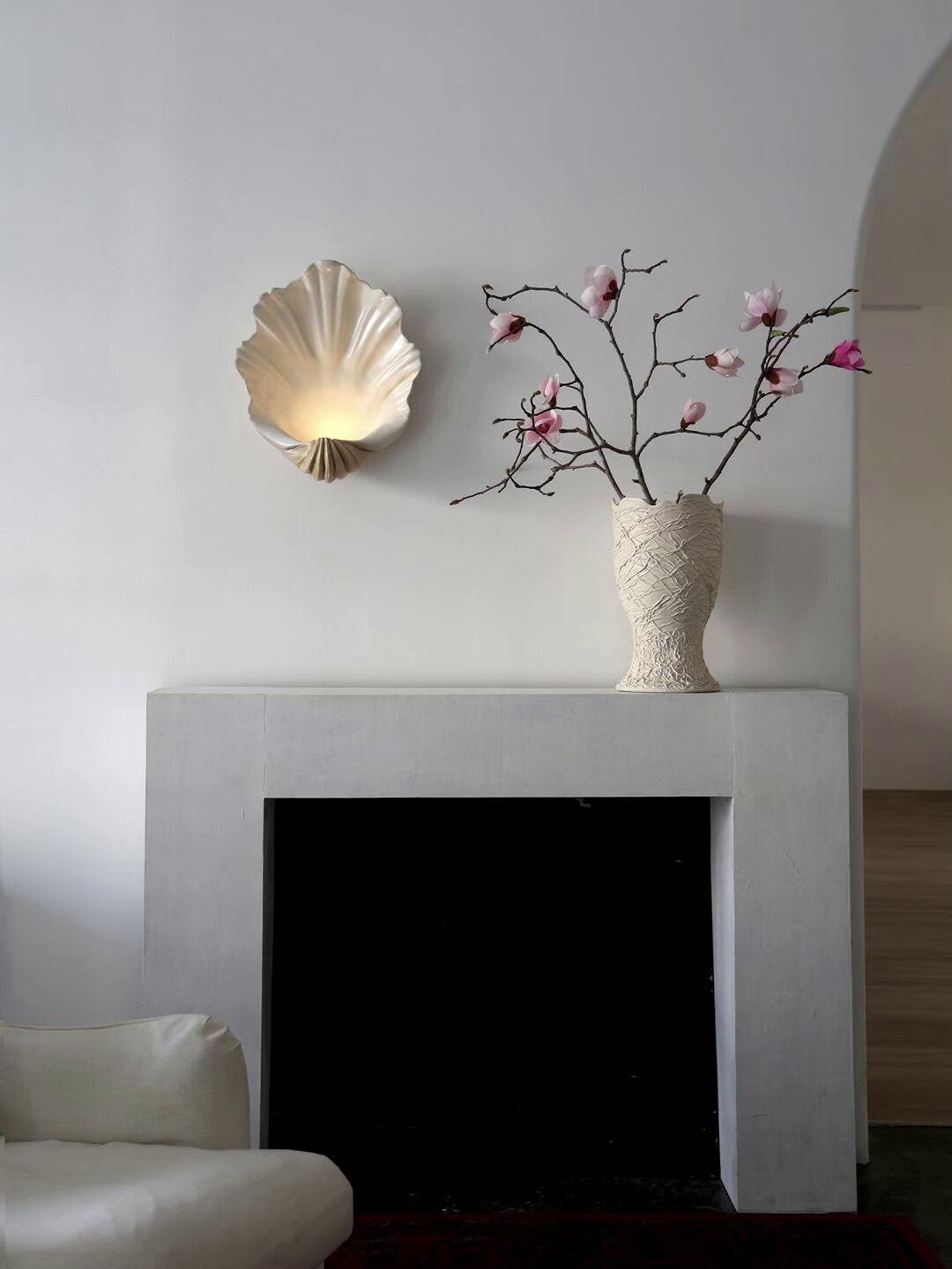 Aplique de pared Shell