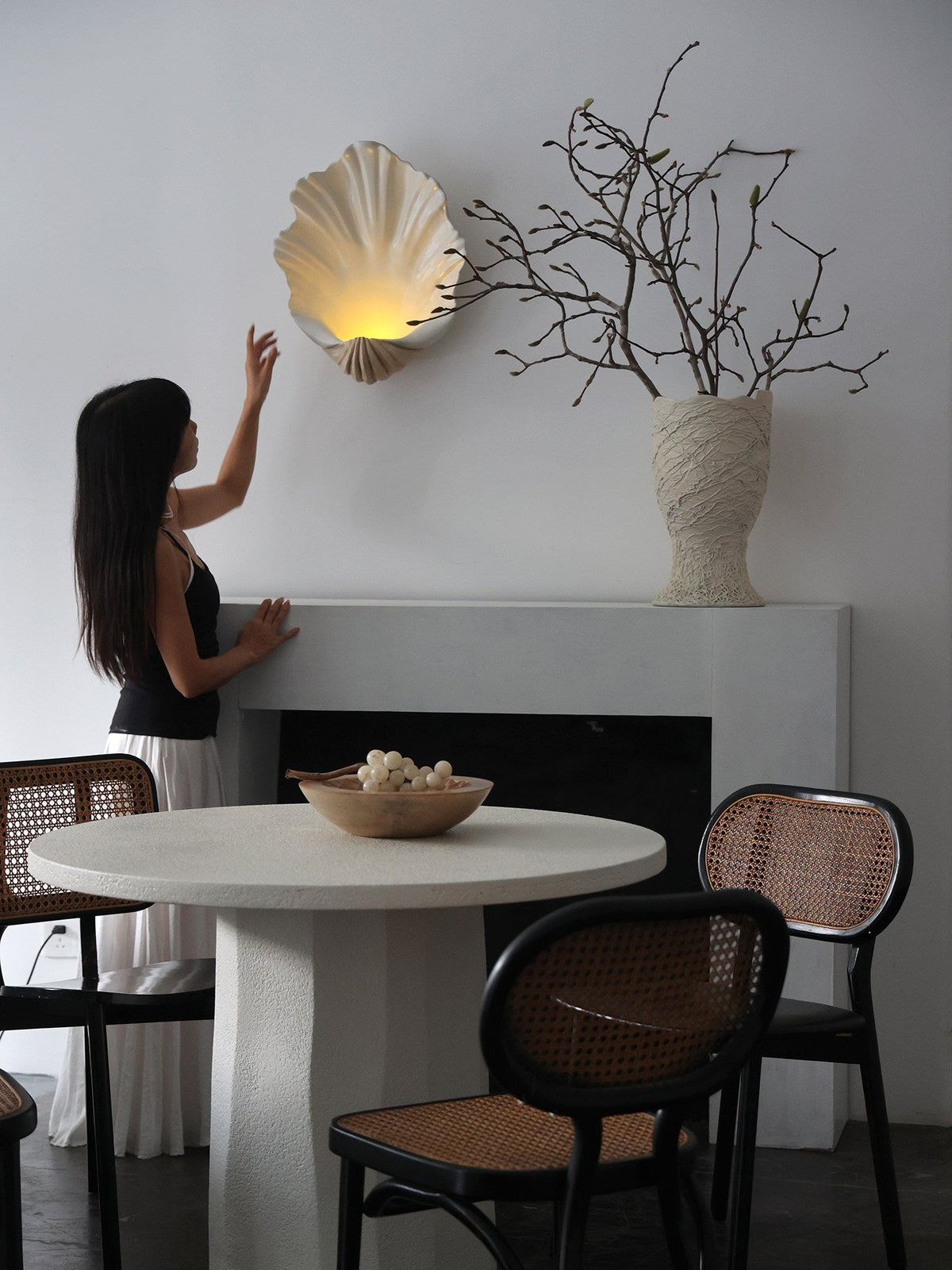 Aplique de pared Shell