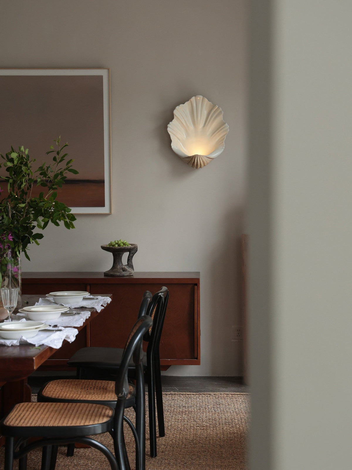 Aplique de pared Shell