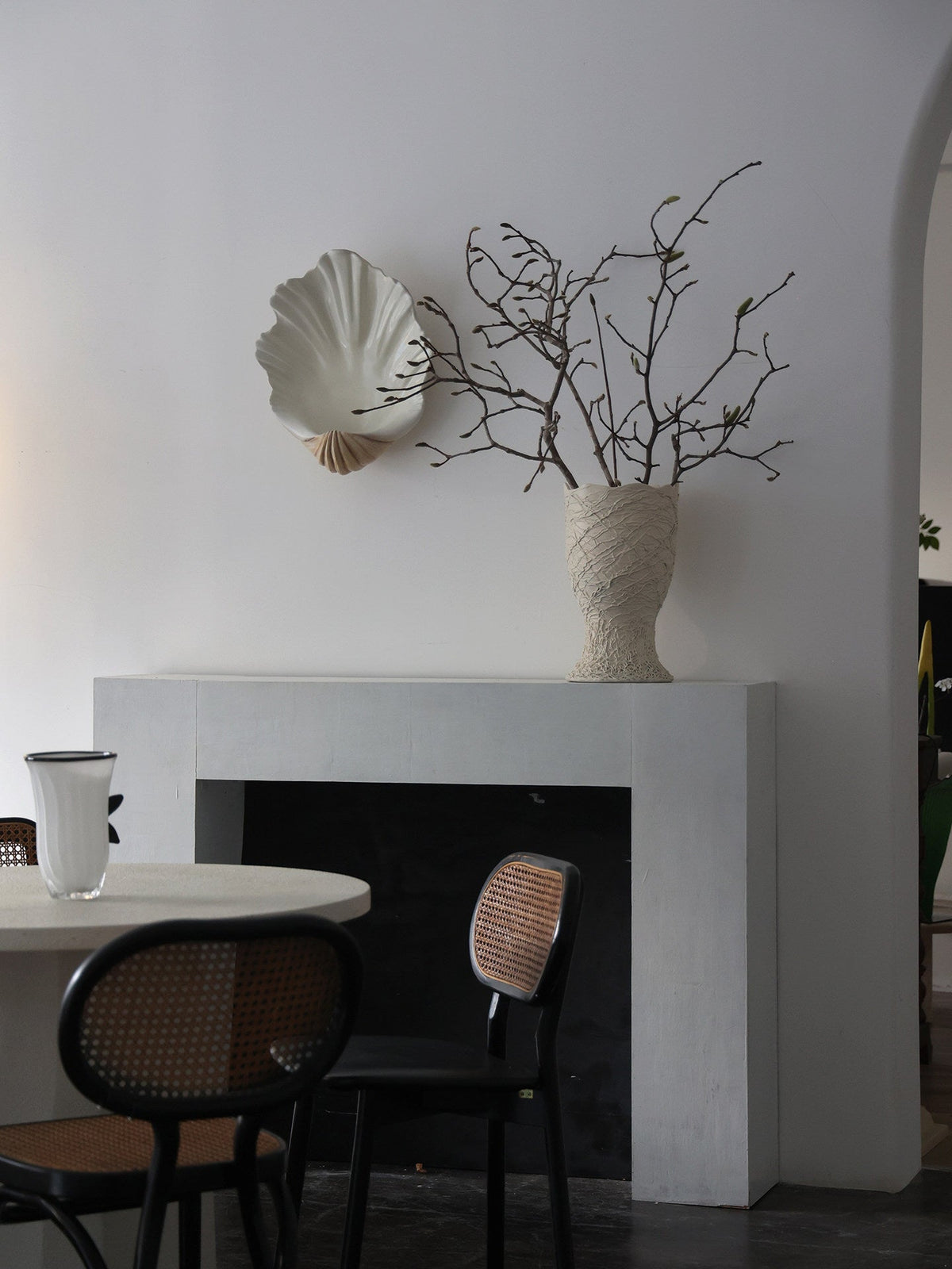 Aplique de pared Shell