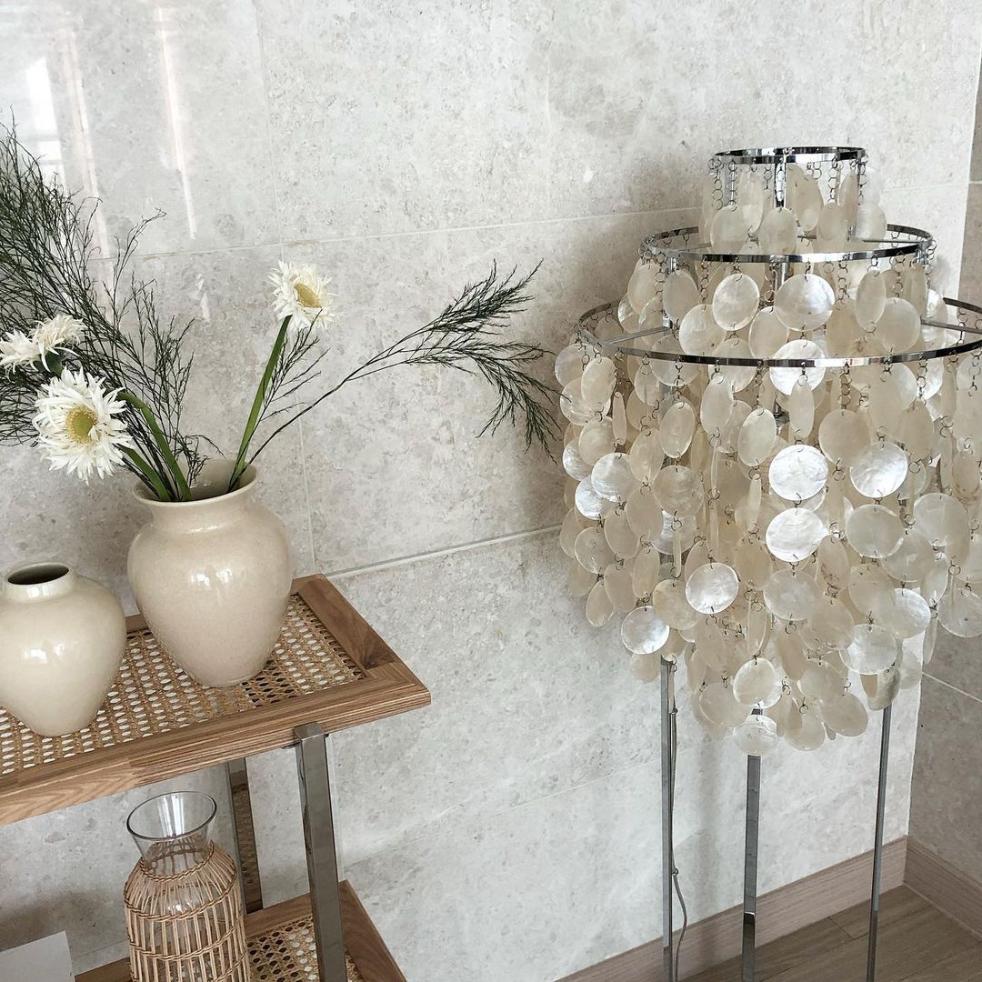Wern Glam vidrio lámpara de pie