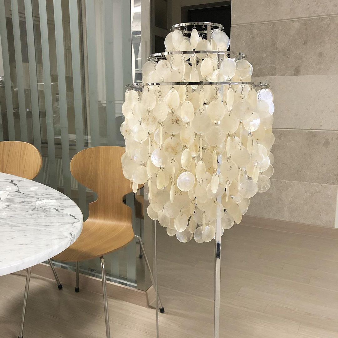 Wern Glam vidrio lámpara de pie