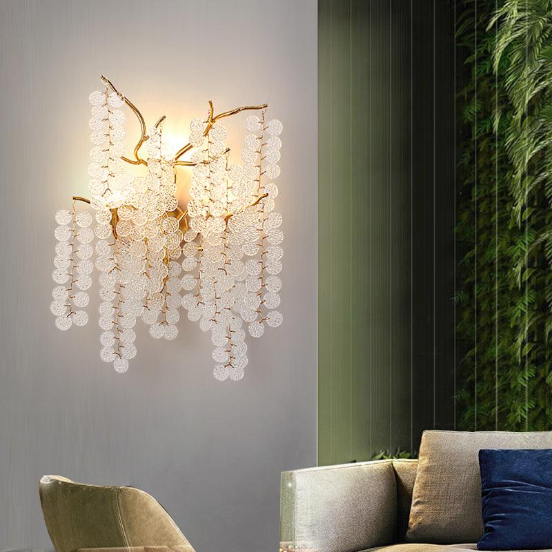 Citalos aplique de pared postmoderno de lujo con cristal
