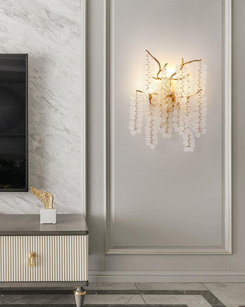 Citalos aplique de pared postmoderno de lujo con cristal