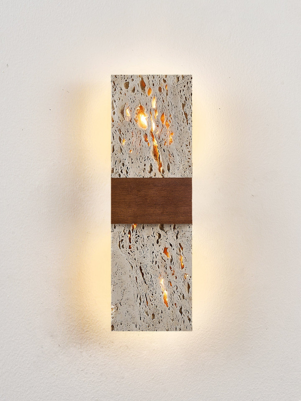 Lucen aplique de pared travertino