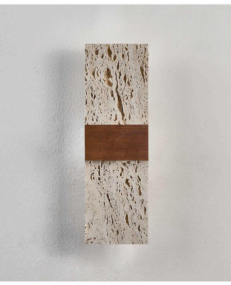 Lucen aplique de pared travertino