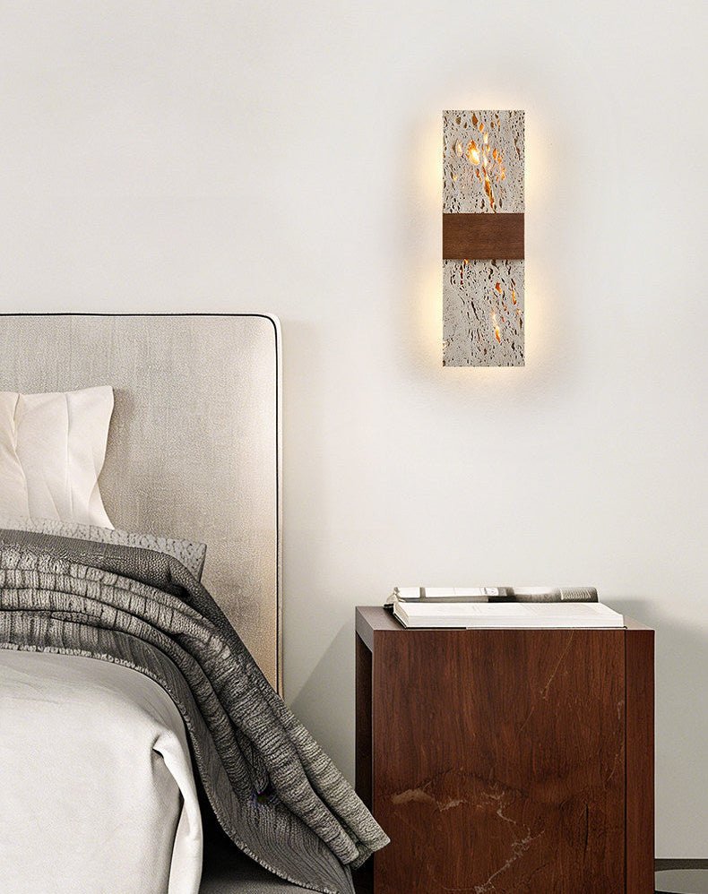 Lucen aplique de pared travertino