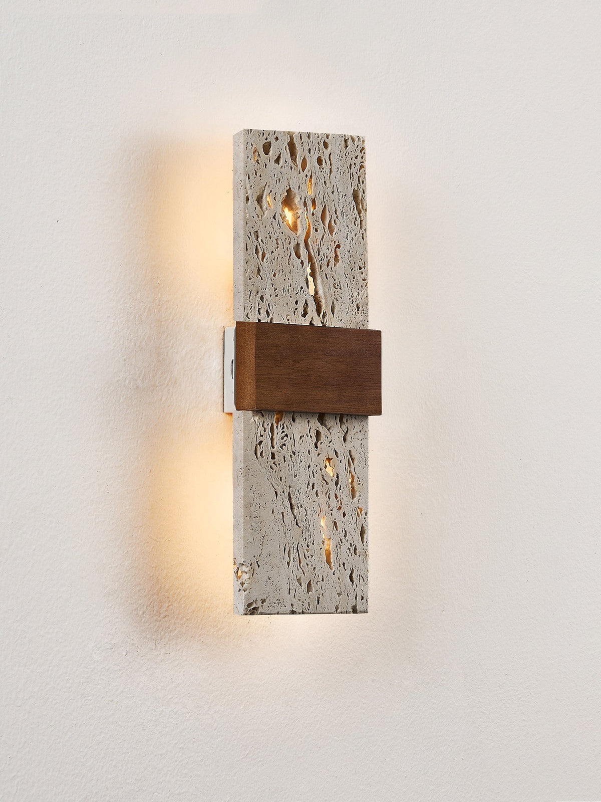 Lucen aplique de pared travertino