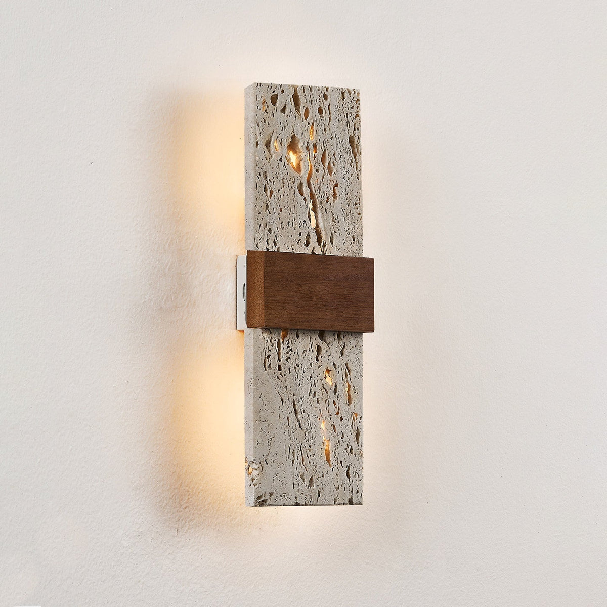 Lucen aplique de pared travertino
