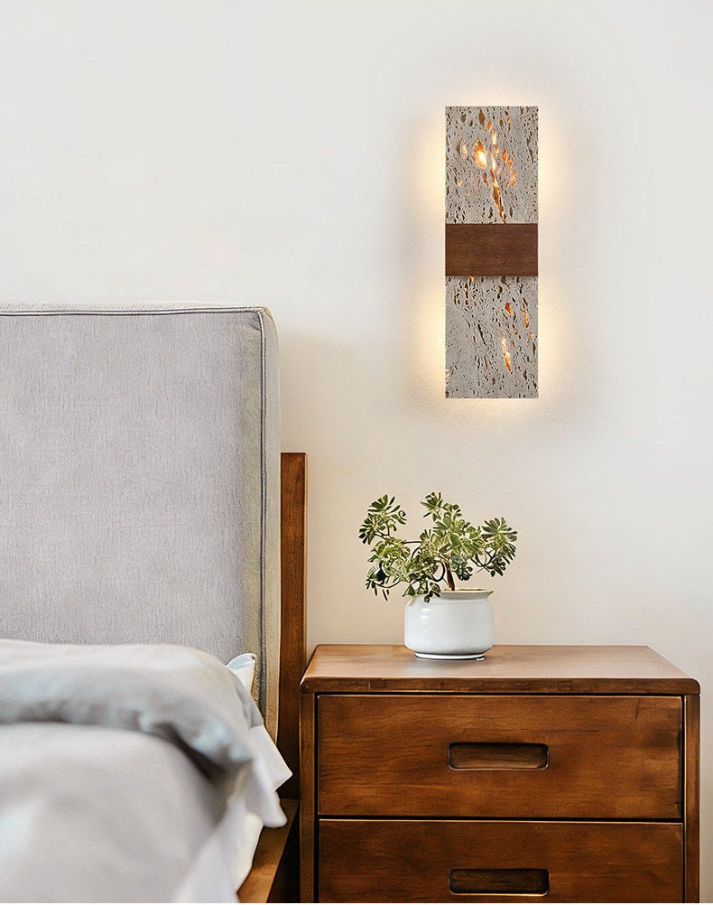 Lucen aplique de pared travertino