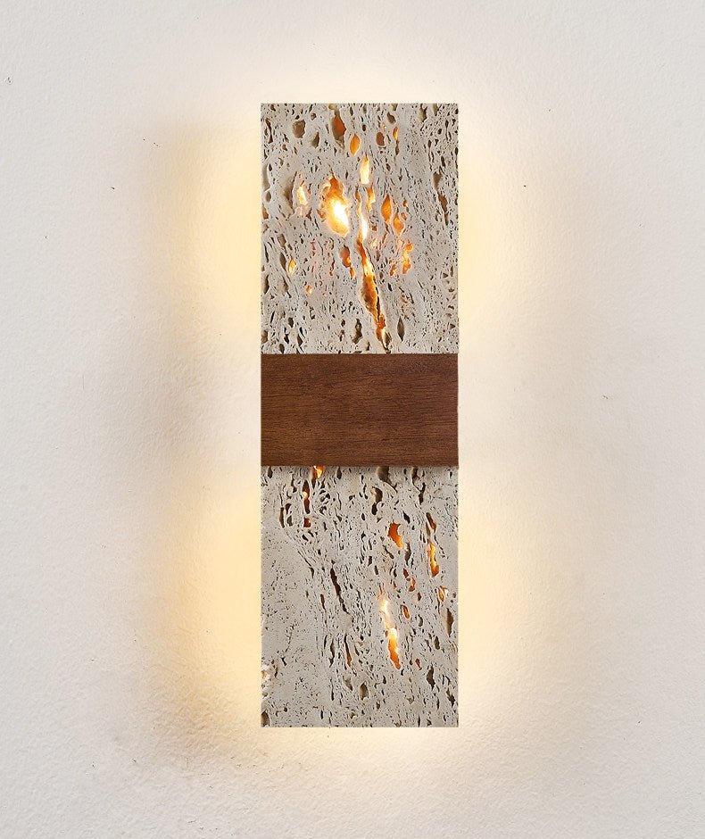 Lucen aplique de pared travertino