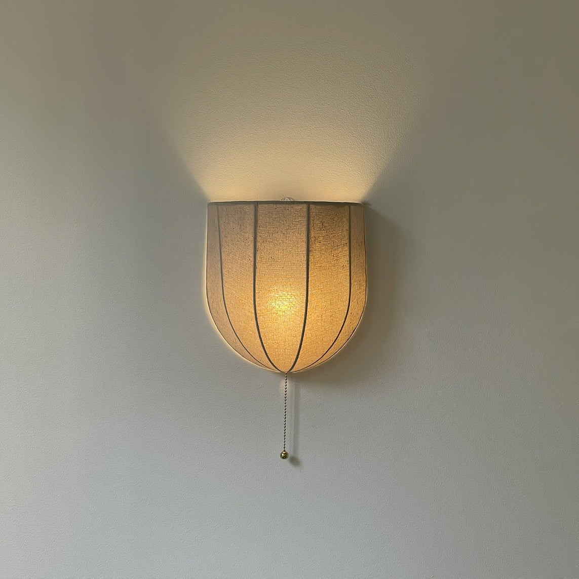 Griswold aplique de pared con tejido lino natural