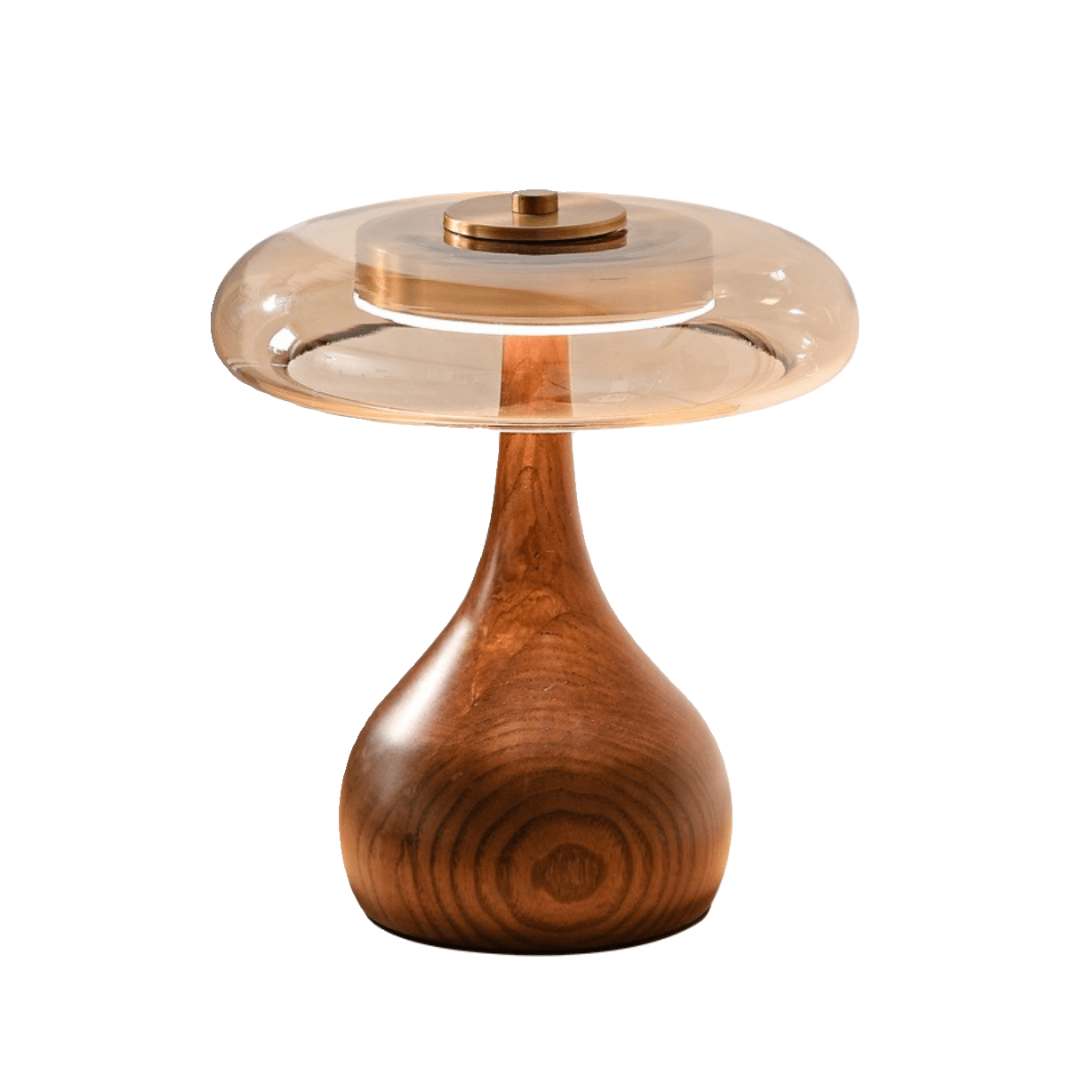 Bux lámpara de mesa moderna de madera