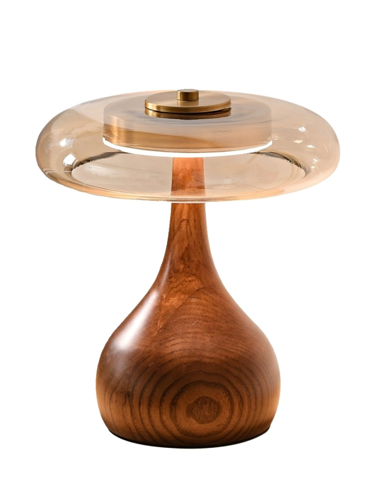 Bux lámpara de mesa moderna de madera