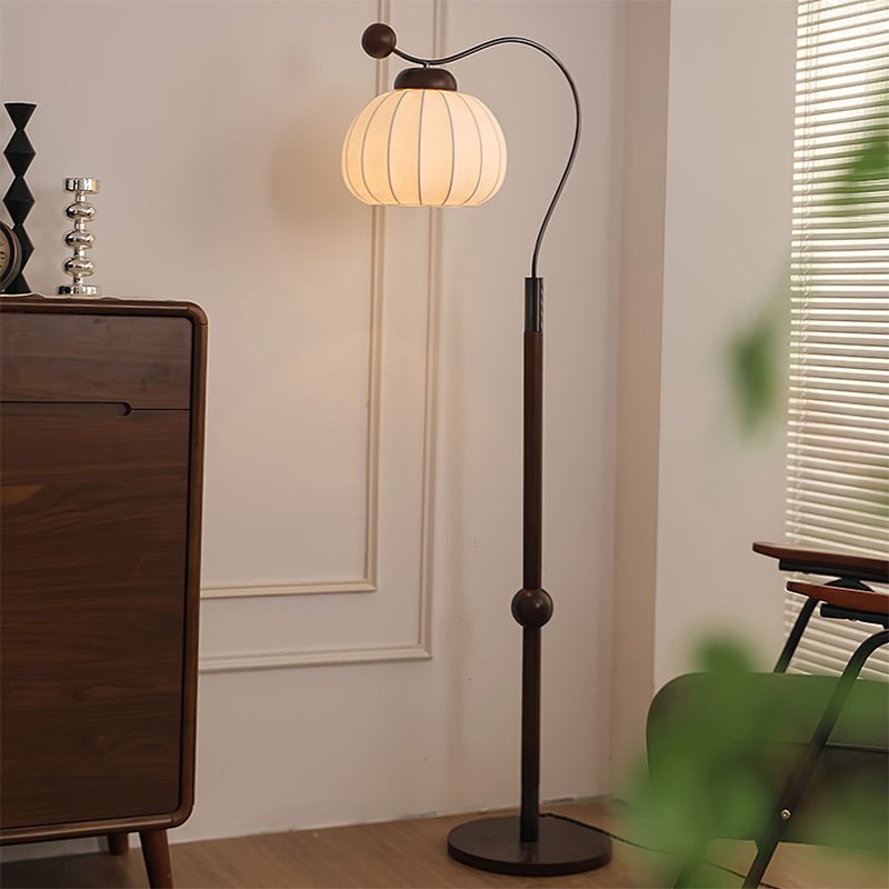 Devenor lámpara de pie de madera de seda