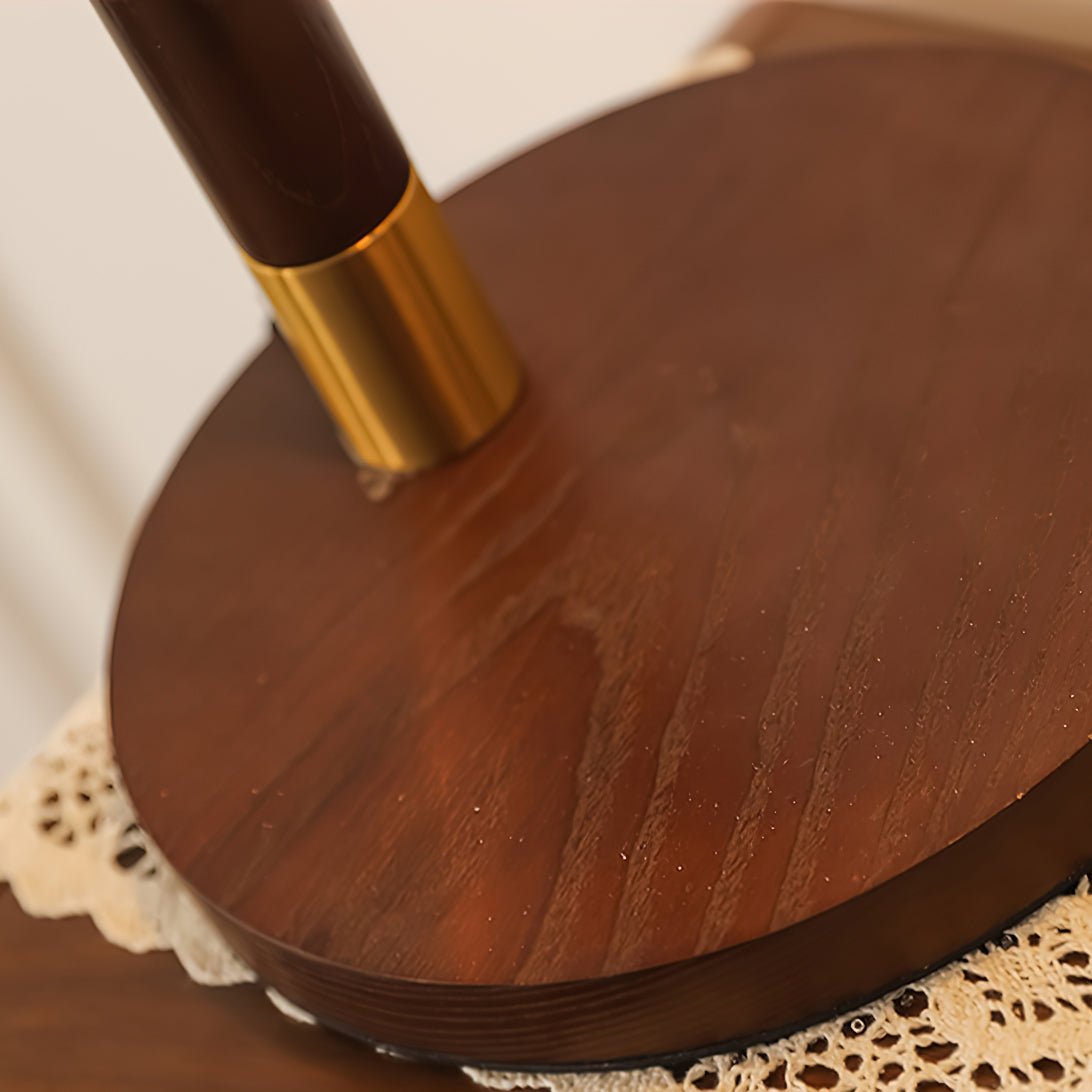Devenor lámpara de pie de madera de seda