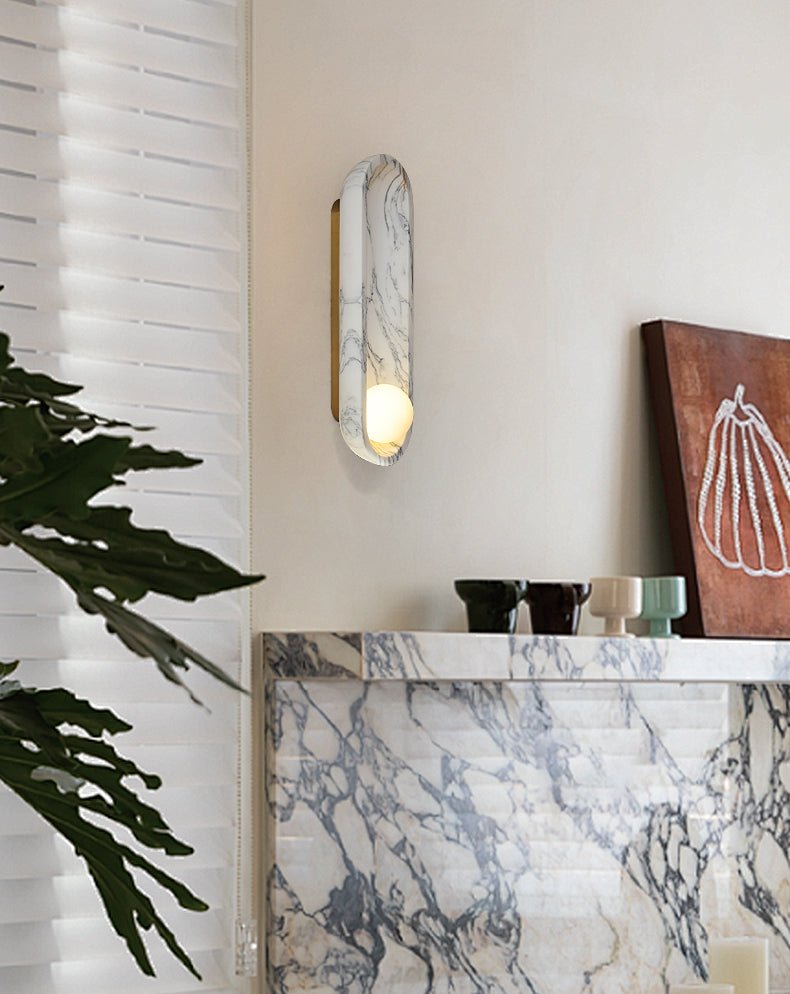 Pith aplique de pared elegante en metal