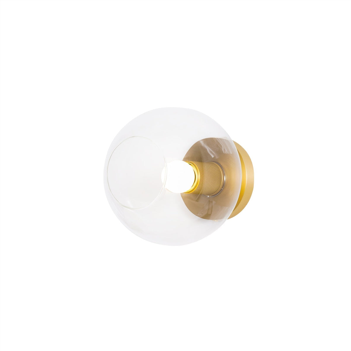Elthyn lámpara de techo cono de vidrio latón minimalista industrial