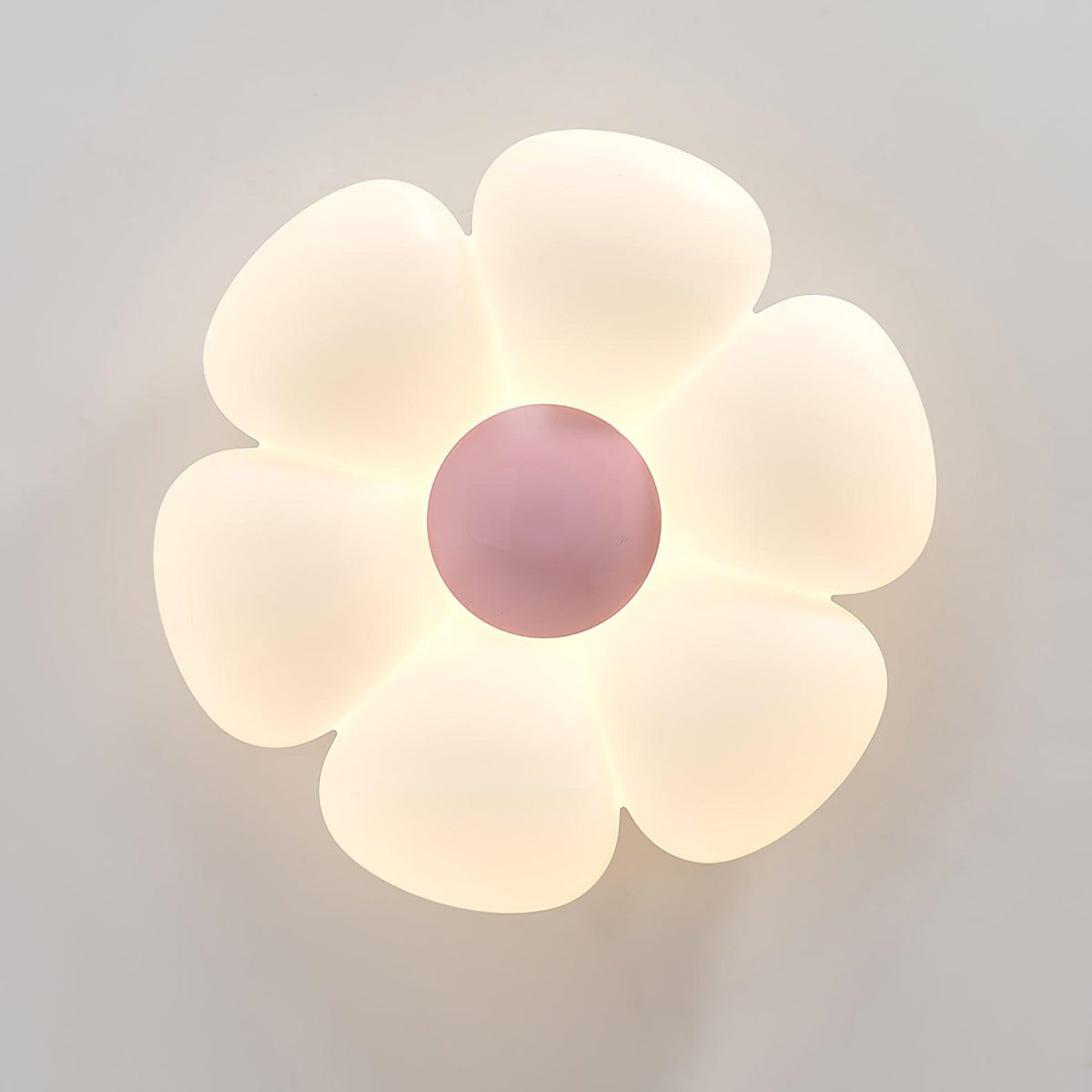 Liorinella lámpara de techo Six-Leaf Flower para habitación infantil