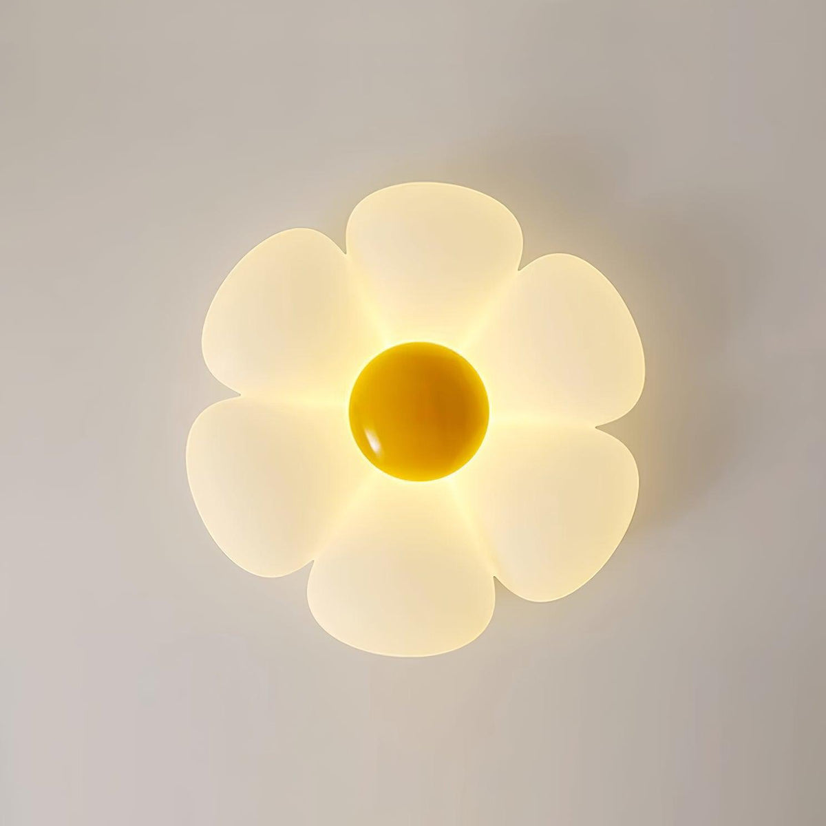 Liorinella lámpara de techo Six-Leaf Flower para habitación infantil