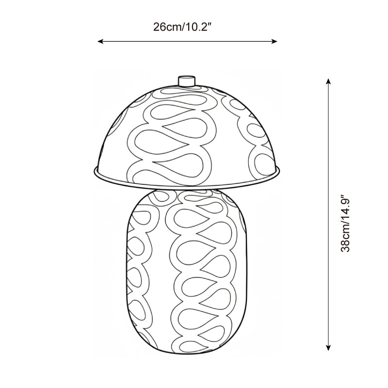 Elaivelia lámpara de mesa