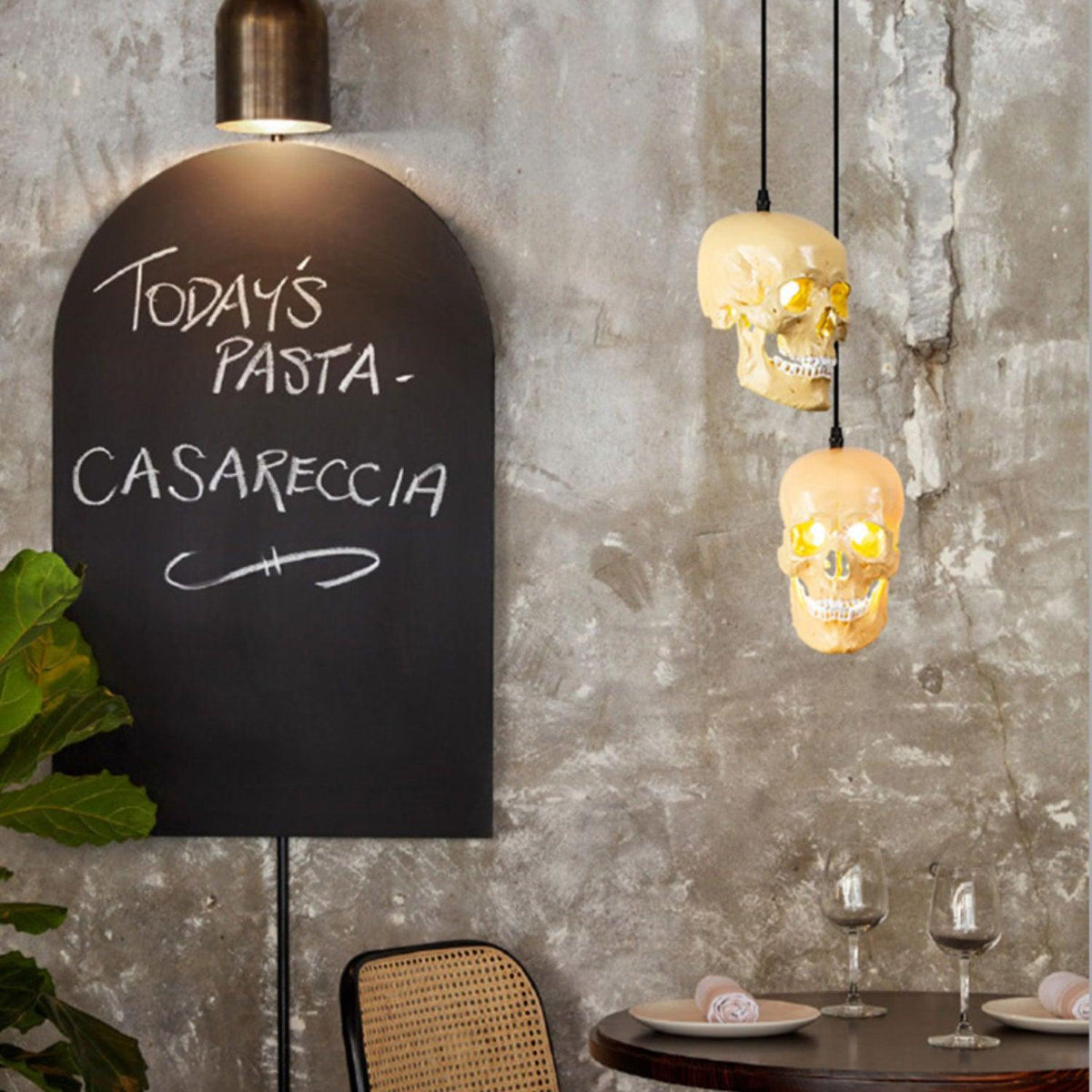 Boriel lámpara colgante artística de resina