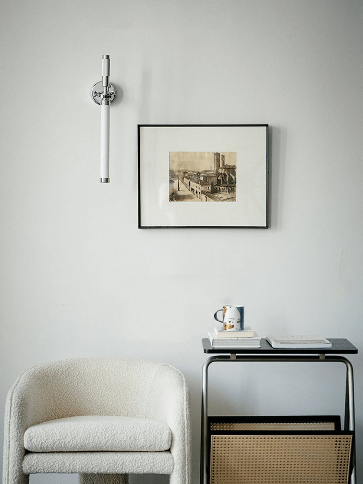 Brenly aplique de pared Premium elegancia de vidrio