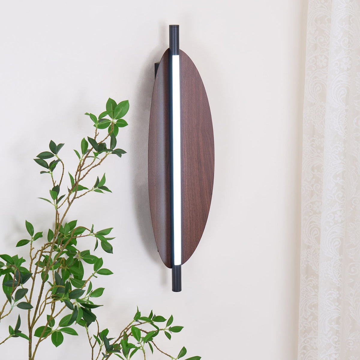 Orsoriel aplique de pared moderno y minimalista con acabado de tablero
