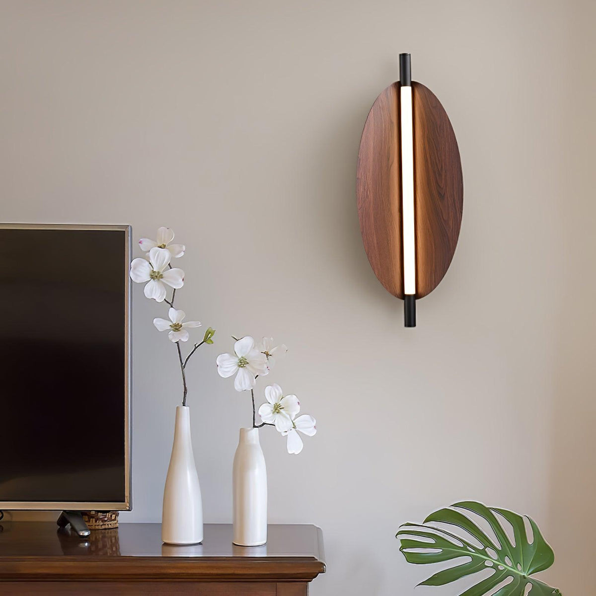 Orsoriel aplique de pared moderno y minimalista con acabado de tablero