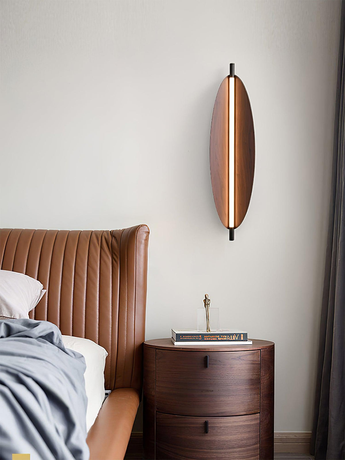 Orsoriel aplique de pared moderno y minimalista con acabado de tablero