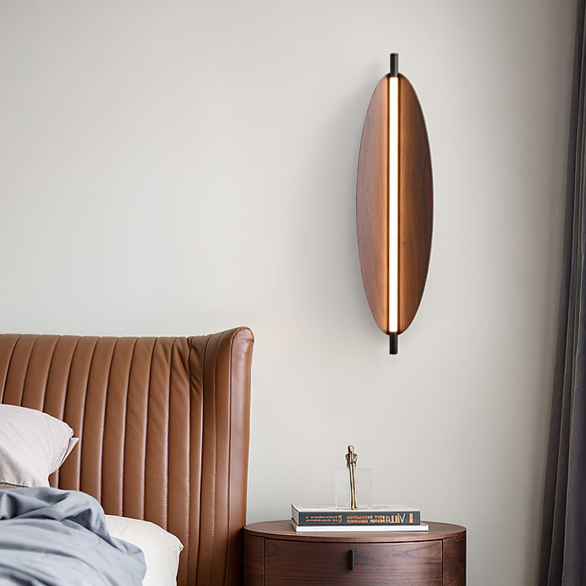 Orsoriel aplique de pared moderno y minimalista con acabado de tablero