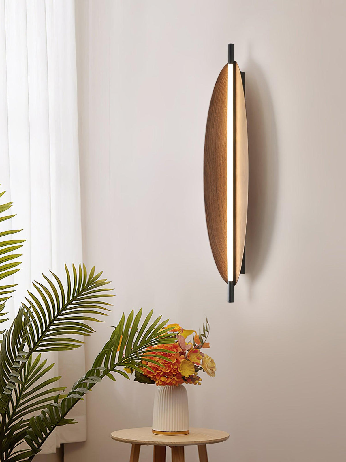 Orsoriel aplique de pared moderno y minimalista con acabado de tablero