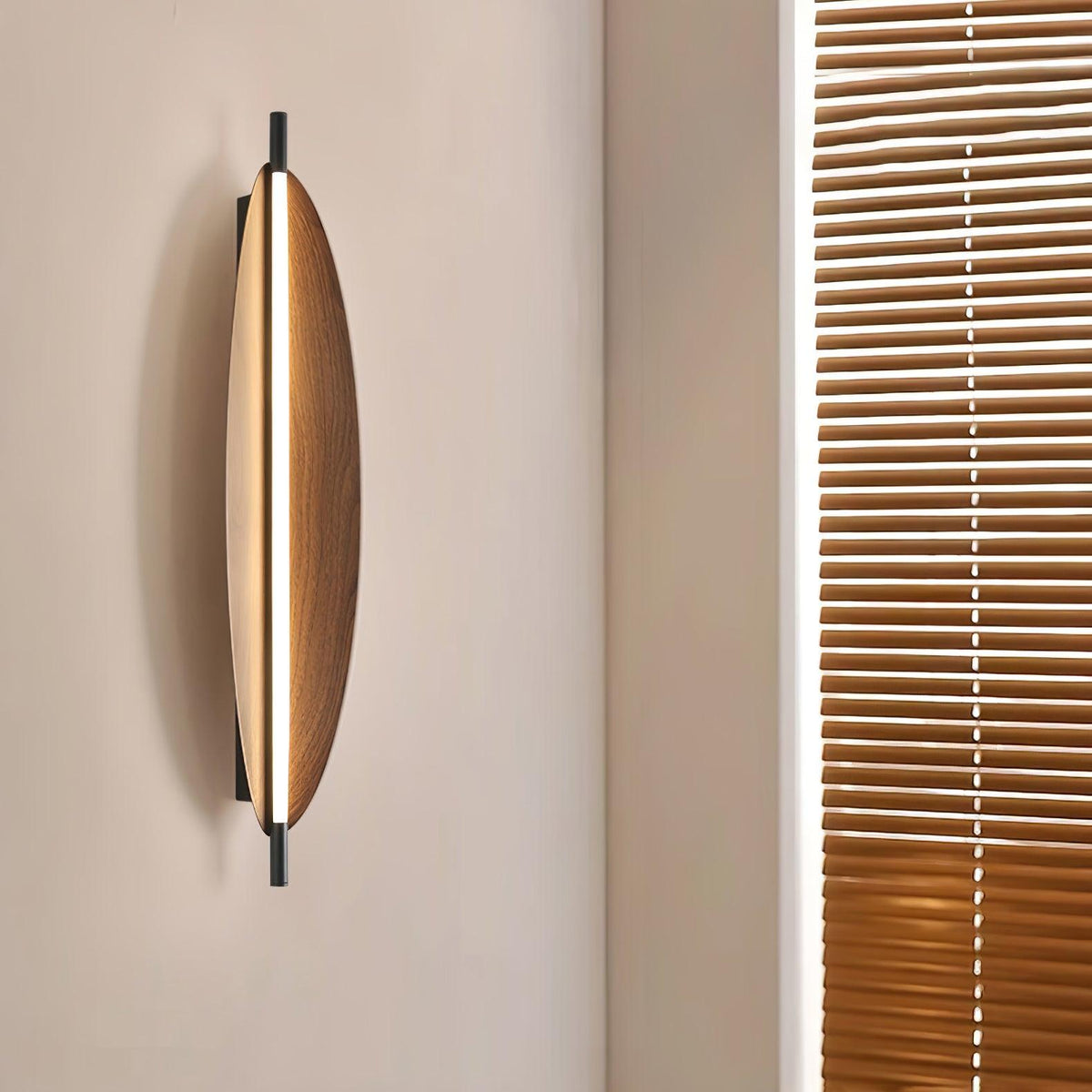 Orsoriel aplique de pared moderno y minimalista con acabado de tablero