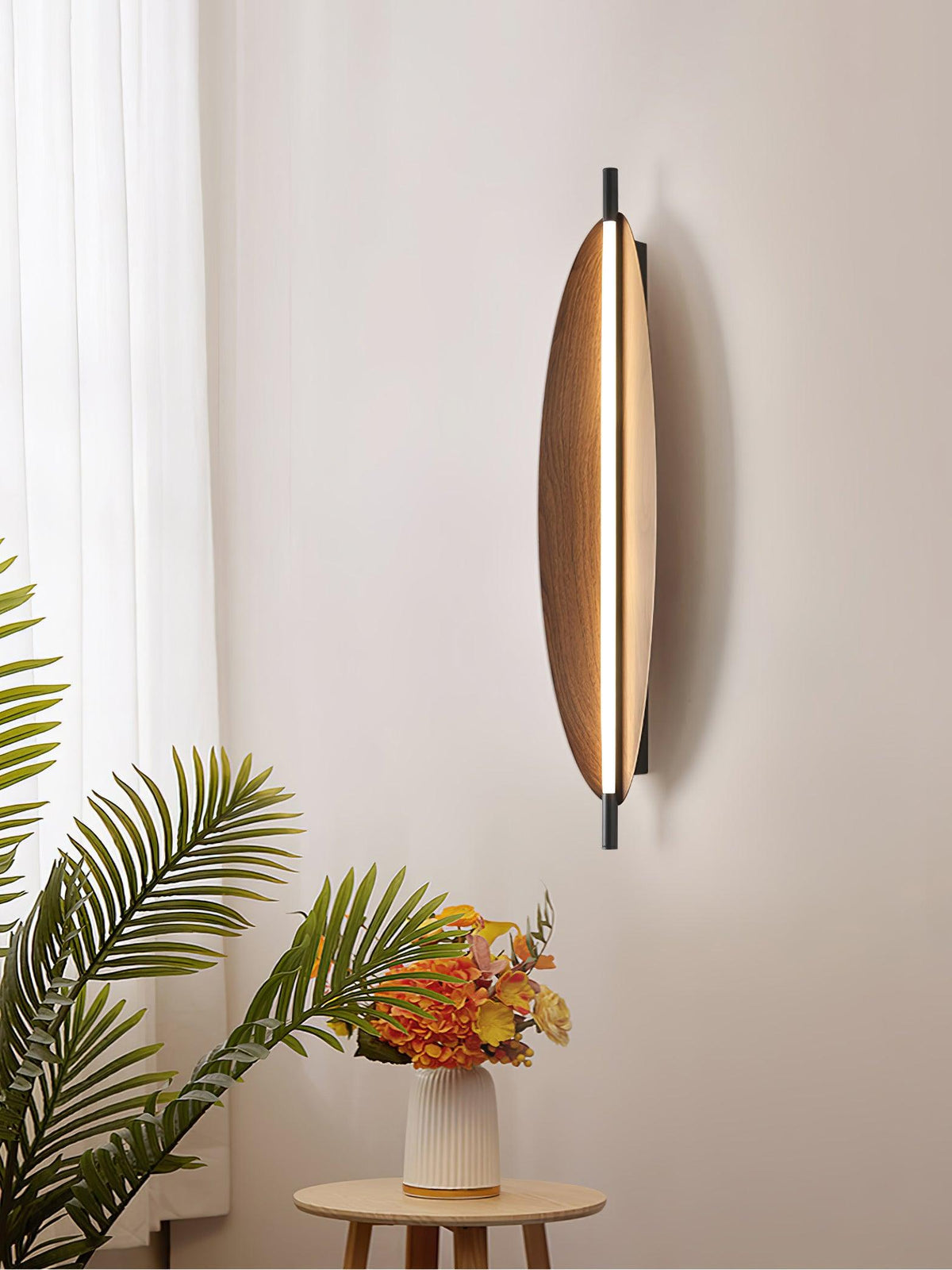 Orsoriel aplique de pared moderno y minimalista con acabado de tablero