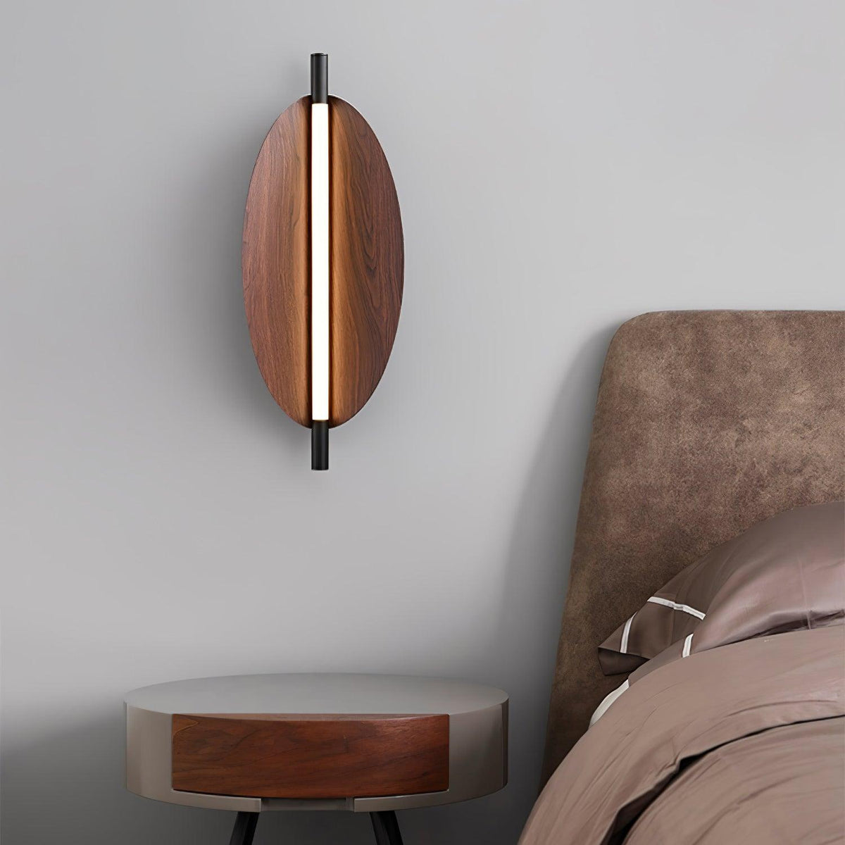 Orsoriel aplique de pared moderno y minimalista con acabado de tablero