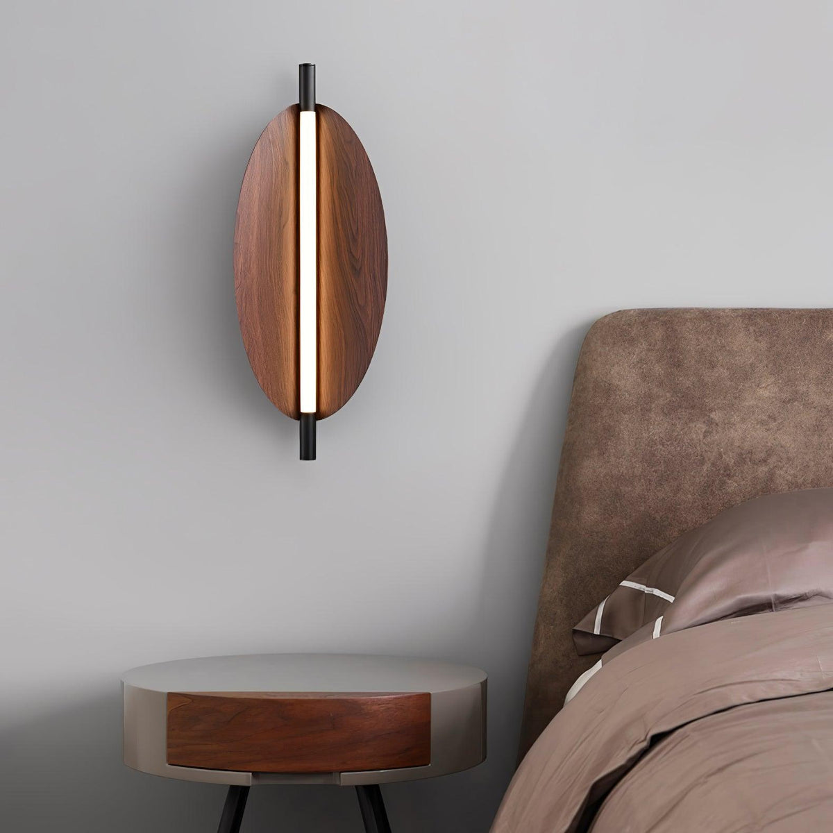 Orsoriel aplique de pared moderno y minimalista con acabado de tablero