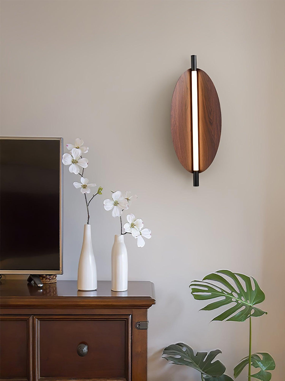 Orsoriel aplique de pared moderno y minimalista con acabado de tablero